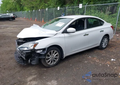 2018 Nissan Sentra Sv из США, поврежденный, VIN 3N1AB7AP1JL654239